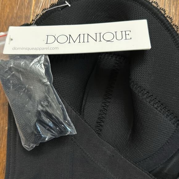 Dominique Strapless Full Length Corset Black 36D New - Picture 5 of 5